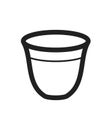 Turkish , arabic coffee cup icon, line color vector illustration