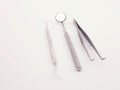 Basic dental tools Royalty Free Stock Photo