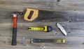 Basic Hand Tools for Home Repair Royalty Free Stock Photo