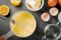 Basic Hollandaise sauce Royalty Free Stock Photo