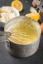 Basic Hollandaise sauce Royalty Free Stock Photo