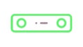 Basic Horizontal Toggle Switch Icon, On Off Control, vector design Generative AI Royalty Free Stock Photo