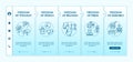 Basic human freedoms onboarding vector template