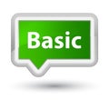 Basic prime green banner button