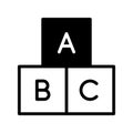 Basic kids learning blocks, Download this amazing icon of learning blocks