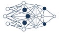 Basic Neural Network Diagram, Machine Learning Foundation, AI Architecture, vector design Generative AI Royalty Free Stock Photo