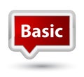 Basic prime red banner button