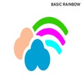 Basic rainbow icon