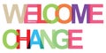 Welcome change illustration