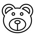 Teddy, teddy bear Isolated Vector Icon that can be easily modified or edit in any style Royalty Free Stock Photo