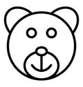 Teddy, teddy bear Isolated Vector Icon that can be easily modified or edit in any style Royalty Free Stock Photo