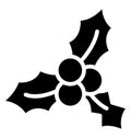Mistletoe Isolated Vector Icon that can be easily modified or edit in any style Royalty Free Stock Photo
