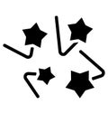 Star Isolated Vector Icon that can be easily modified or edit in any style Star Isolated Vector Icon that can be easily modified Royalty Free Stock Photo