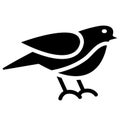 sparrow, twitter Isolated Vector Icon that can be easily modified or edit in any style sparrow, twitter Isolated Vector Icon that Royalty Free Stock Photo