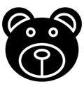 Teddy, teddy bear Isolated Vector Icon that can be easily modified or edit in any style Teddy, teddy bear Isolated Vector Icon th Royalty Free Stock Photo