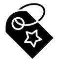 Christmas Tag Isolated Vector Icon that can be easily modified or edit in any style Christmas Tag Isolated Vector Icon that can b Royalty Free Stock Photo