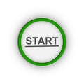 Start button illustration Royalty Free Stock Photo