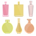 Perfume bottles vector design illustration