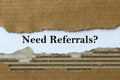 Need referrals heading