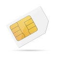 Sim card vector design illustration Royalty Free Stock Photo