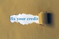 Fix your credit