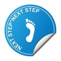 Next step icon Royalty Free Stock Photo