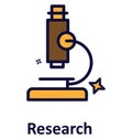 Research Isolated Vector icon that can easily modified or edit. Royalty Free Stock Photo