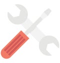 Repair Tools Color Vector icon which can be easily modified or edit Royalty Free Stock Photo