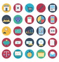 Payment and Finance Isolated and Vector Icons Set consist with Banking, finance, payment and digital marketing related icons that Royalty Free Stock Photo