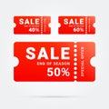 Special offer Sale label. Vector promo.