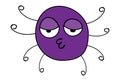Illustration Of Cute Cartoon Spider Royalty Free Stock Photo