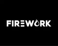Firework background simple logo vector Royalty Free Stock Photo