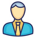 Businessman Vector Icon which can easily modify or edit Businessman Vector Icon which can easily modify or edit