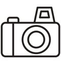 Camera Vector icon which can be easily modified or edit