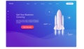 Abstract landing page design -abstract