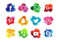Best Social Icon Design -Abstract