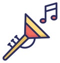 Tuba Vector icon which can be easily modified or edit Royalty Free Stock Photo