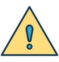 Alert Vector icon which can be easily modified or edit in any color Royalty Free Stock Photo
