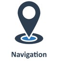Map Pin Isolated Vector Icon which can easily modify or edit Royalty Free Stock Photo