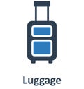 Luggage Isolated Vector Icon which can easily modify or edit Royalty Free Stock Photo