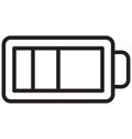 Battery Isolated Vector icon that can easily modify or edit Royalty Free Stock Photo