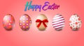 Happy easter egg background template.Can be used for greeting card, brochure , ad, wallpaper,flyers, invitation, posters.