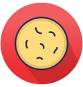Bacteria Isolated Vector icon that can easily modify or edit Royalty Free Stock Photo