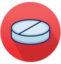 Capsule Isolated Vector icon that can easily modify or edit Royalty Free Stock Photo