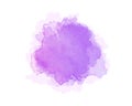 Color, purple - Abstract watercolor splash. Digital art painting.