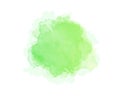 Color, green - Abstract watercolor splash. Digital art painting.