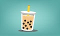 Milk tea cup