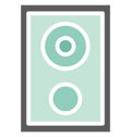 Audio Isolated Vector Icon which can easily modify or edit Royalty Free Stock Photo