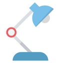 Desk lamp Vector Icon which can easily modify or edit Royalty Free Stock Photo