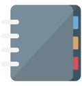 Address book Vector Icon which can easily modify or edit Royalty Free Stock Photo